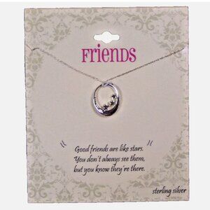 Footnotes FRIENDS Sterling Silver Star Necklace NWT Brand New